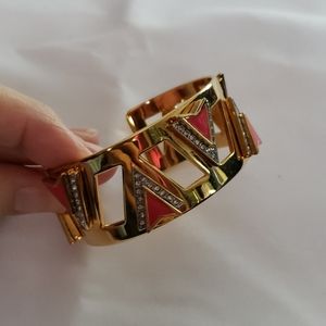 Juicy Couture Pink/Gold Spear Bracelet